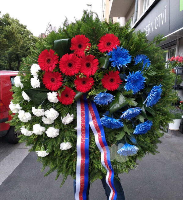 Wreath Czech tricolor