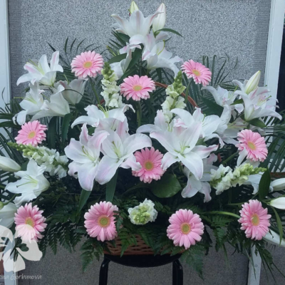 Pastel Flower Basket
