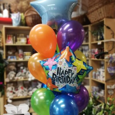 Helium gefüllte Luftballons